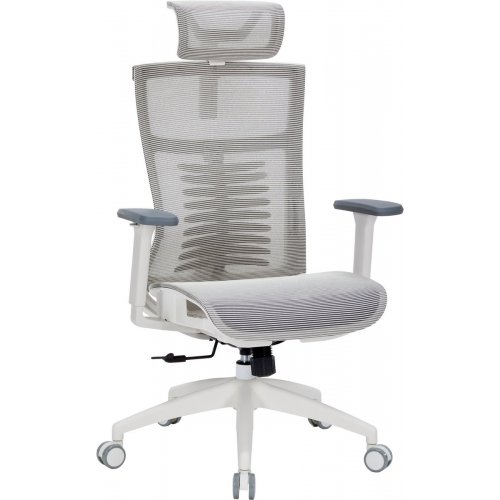 Купить Офисное кресло OfficePro Balance OC620 (OC620-W-LG-LG) White/Light Gray - цена в Харькове, Киеве, Днепре, Одессе
в интернет-магазине Telemart фото