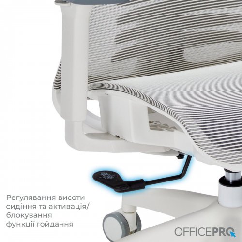 Купить Офисное кресло OfficePro Balance OC620 (OC620-W-LG-LG) White/Light Gray - цена в Харькове, Киеве, Днепре, Одессе
в интернет-магазине Telemart фото