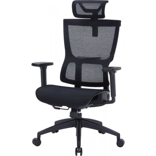 Купити Крісло офісне OfficePro Elegant OC660 (OC660-B-B-B) Black - ціна в Києві, Львові, Вінниці, Хмельницькому, Франківську, Україні | інтернет-магазин TELEMART.UA фото