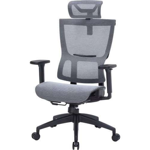 Купити Крісло офісне OfficePro Elegant OC660 (OC660-B-DG-DG) Black/Dark Gray - ціна в Києві, Львові, Вінниці, Хмельницькому, Франківську, Україні | інтернет-магазин TELEMART.UA фото