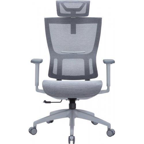 Купити Крісло офісне OfficePro Elegant OC660 (OC660-G-DG-DG) Gray/Dark Gray - ціна в Києві, Львові, Вінниці, Хмельницькому, Франківську, Україні | інтернет-магазин TELEMART.UA фото