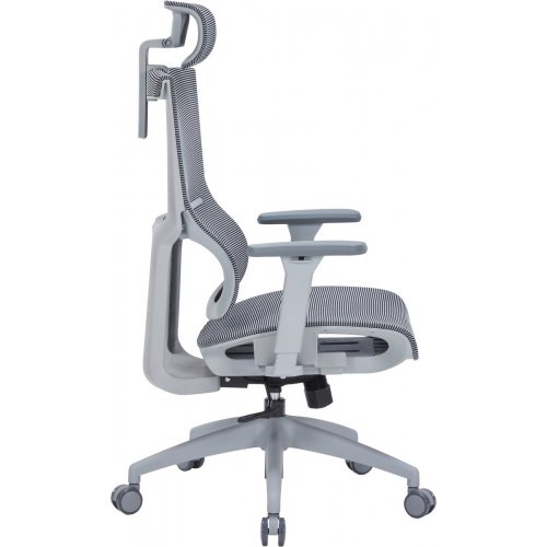 Купити Крісло офісне OfficePro Elegant OC660 (OC660-G-DG-DG) Gray/Dark Gray - ціна в Києві, Львові, Вінниці, Хмельницькому, Франківську, Україні | інтернет-магазин TELEMART.UA фото
