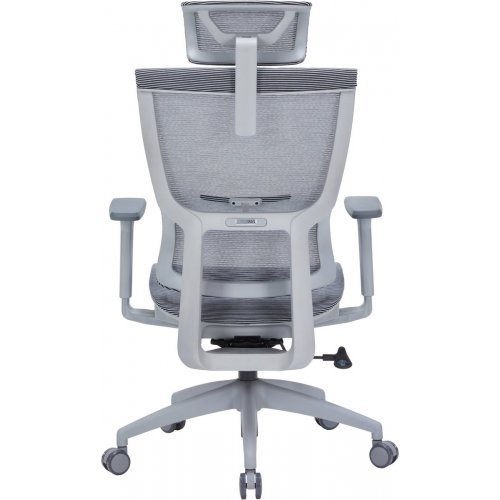 Купити Крісло офісне OfficePro Elegant OC660 (OC660-G-DG-DG) Gray/Dark Gray - ціна в Києві, Львові, Вінниці, Хмельницькому, Франківську, Україні | інтернет-магазин TELEMART.UA фото