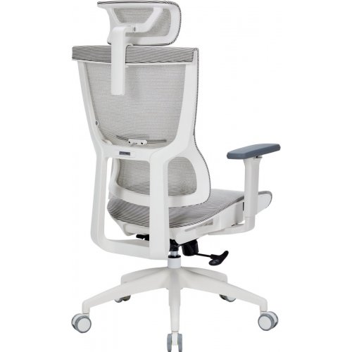 Купити Крісло офісне OfficePro Elegant OC660 (OC660-W-LG-LG) White/Light Gray - ціна в Києві, Львові, Вінниці, Хмельницькому, Франківську, Україні | інтернет-магазин TELEMART.UA фото