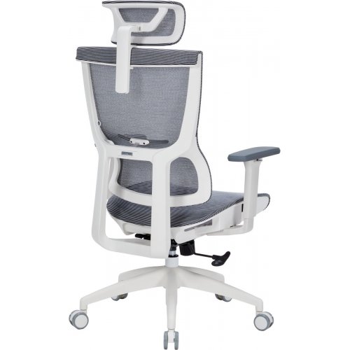 Купить Офисное кресло OfficePro Elegant OC660 (OC660-W-DG-DG) White/Dark Gray - цена в Харькове, Киеве, Днепре, Одессе
в интернет-магазине Telemart фото