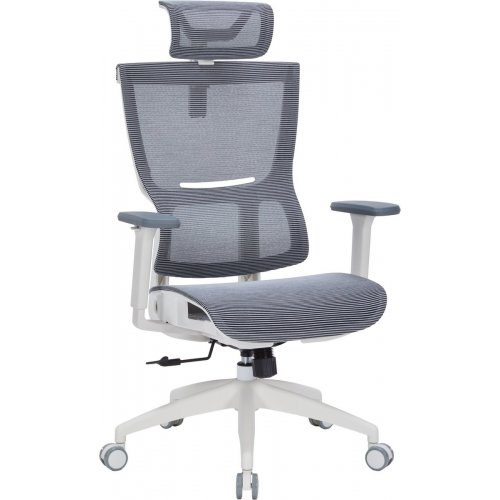 Купить Офисное кресло OfficePro Elegant OC660 (OC660-W-DG-DG) White/Dark Gray - цена в Харькове, Киеве, Днепре, Одессе
в интернет-магазине Telemart фото