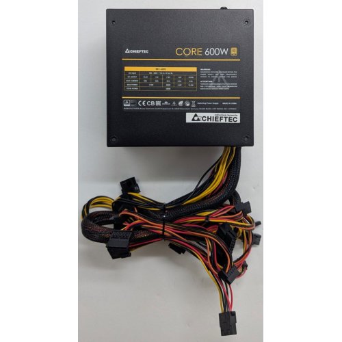 Купить Блок питания CHIEFTEC Core 600W (BBS-600S) (Восстановлено продавцом, 786774) с проверкой совместимости: обзор, характеристики, цена в Киеве, Днепре, Одессе, Харькове, Украине | интернет-магазин TELEMART.UA фото
