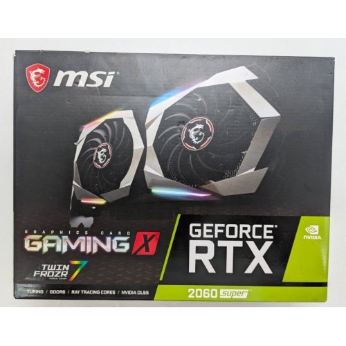 Купить Видеокарта MSI GeForce RTX 2060 SUPER Gaming X 8192MB (RTX 2060 SUPER GAMING X) (Восстановлено продавцом, 786792) с проверкой совместимости: обзор, характеристики, цена в Киеве, Днепре, Одессе, Харькове, Украине | интернет-магазин TELEMART.UA фото