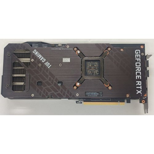 Відеокарта Asus TUF GeForce RTX 3060 Ti Gaming OC 8192MB (TUF-RTX3060TI-O8GD6X-GAMING FR) Factory Recertified (Відновлено продавцем, 786796) купити з перевіркою сумісності: огляд, характеристики, ціна у Києві, Львові, Вінниці, Хмельницькому, Івано-Франківську, Україні | інтернет-магазин TELEMART.UA фото