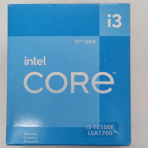 Процесор Intel Core i3-12100F 3.3(4.3)GHz 12MB s1700 Box (BX8071512100F) (Відновлено продавцем, 786800) купити з перевіркою сумісності: огляд, характеристики, ціна у Києві, Львові, Вінниці, Хмельницькому, Івано-Франківську, Україні | інтернет-магазин TELEMART.UA фото