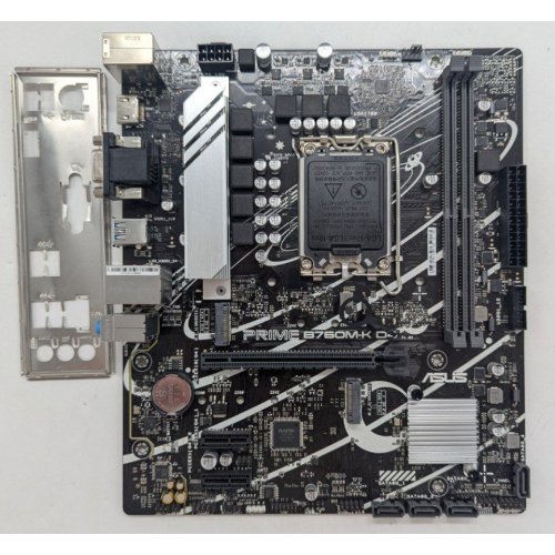Материнська плата Asus PRIME B760M-K D4 (s1700, Intel B760) (Відновлено продавцем, 786802) купити з перевіркою сумісності: огляд, характеристики, ціна у Києві, Львові, Вінниці, Хмельницькому, Івано-Франківську, Україні | інтернет-магазин TELEMART.UA фото
