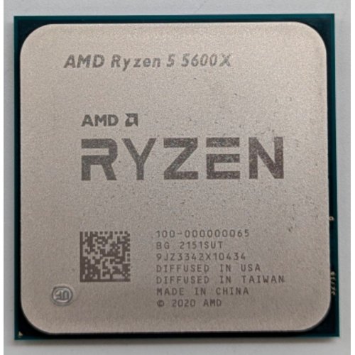 Процесор AMD Ryzen 5 5600X 3.7(4.6)GHz 32MB sAM4 Tray (100-000000065) (Відновлено продавцем, 786806) купити з перевіркою сумісності: огляд, характеристики, ціна у Києві, Львові, Вінниці, Хмельницькому, Івано-Франківську, Україні | інтернет-магазин TELEMART.UA фото