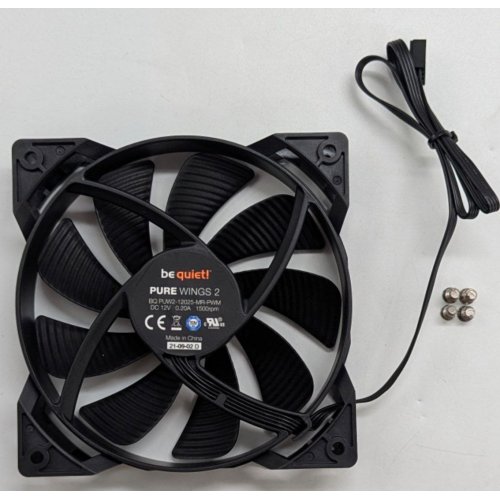 Кулер для корпуса Be Quiet! Pure Wings 2 120mm PWM (BL039) (Відновлено продавцем, 786830) купити з перевіркою сумісності: огляд, характеристики, ціна у Києві, Львові, Вінниці, Хмельницькому, Івано-Франківську, Україні | інтернет-магазин TELEMART.UA фото
