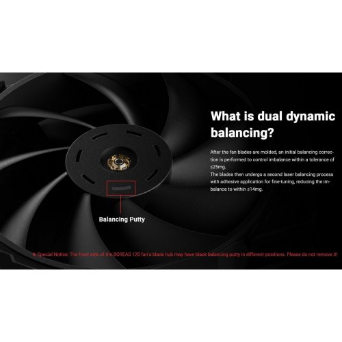 Кулер для корпуса ID-Cooling Boreas 120 (BOREAS-120) Black купити з перевіркою сумісності: огляд, характеристики, ціна у Києві, Львові, Вінниці, Хмельницькому, Івано-Франківську, Україні | інтернет-магазин TELEMART.UA фото