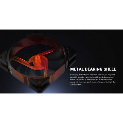 Кулер для корпуса ID-Cooling Boreas 120 (BOREAS-120) Black купити з перевіркою сумісності: огляд, характеристики, ціна у Києві, Львові, Вінниці, Хмельницькому, Івано-Франківську, Україні | інтернет-магазин TELEMART.UA фото