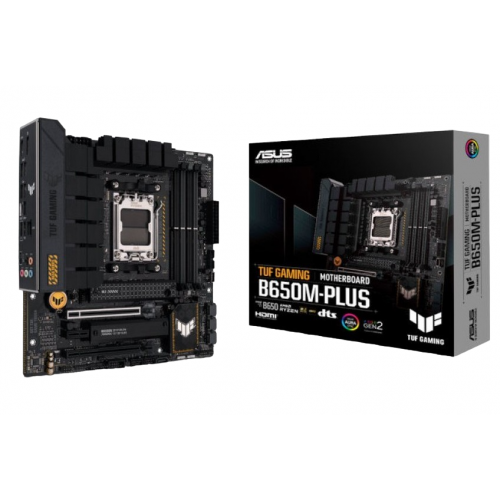 Купить Материнская плата Asus TUF GAMING B650M-PLUS (sAM5, AMD B650) (Восстановлено продавцом, 787125) с проверкой совместимости: обзор, характеристики, цена в Киеве, Днепре, Одессе, Харькове, Украине | интернет-магазин TELEMART.UA фото