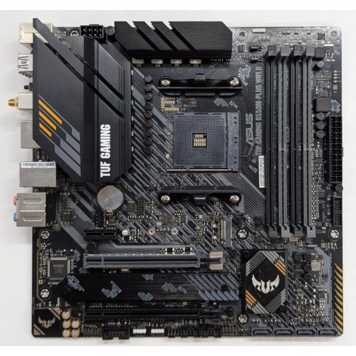 Материнська плата Asus TUF GAMING B550M-PLUS II WIFI (sAM4, B550) (Відновлено продавцем, 787126) купити з перевіркою сумісності: огляд, характеристики, ціна у Києві, Львові, Вінниці, Хмельницькому, Івано-Франківську, Україні | інтернет-магазин TELEMART.UA фото