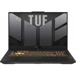 Ноутбук Asus TUF Gaming F17 FX707VU-HX198 (90NR0CS5-M00E20) Mecha Gray / 17.3″ (1920x1080, IPS) / Intel Core i7-13620H (3.6–4.9 ГГц), 10 ядер / NVIDIA GeForce RTX 4050 / 16 ГБ (DDR5) / 1024 ГБ (SSD) / Без ОС