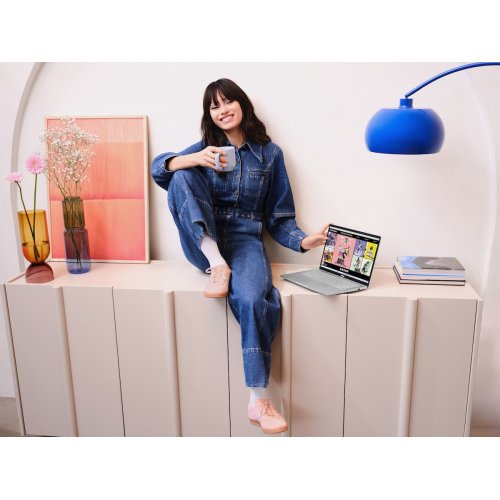 Купити Ноутбук Asus Vivobook S14 S3407VA-LY015 (90NB1681-M000K0) Cool Silver - ціна в Києві, Львові, Вінниці, Хмельницькому, Франківську, Україні | інтернет-магазин TELEMART.UA фото