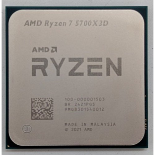 Купить Процессор AMD Ryzen 7 5700X3D 3.0(4.1)GHz 96MB sAM4 Tray (100-000001503) (Восстановлено продавцом, 787180) с проверкой совместимости: обзор, характеристики, цена в Киеве, Днепре, Одессе, Харькове, Украине | интернет-магазин TELEMART.UA фото