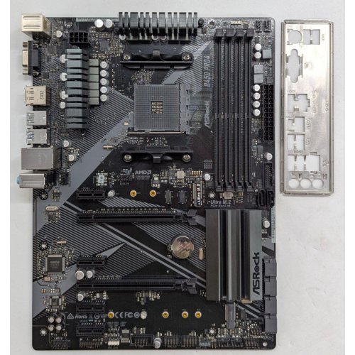 Материнська плата AsRock B450 Pro4 R2.0 (sAM4, AMD B450) (Відновлено продавцем, 787196) купити з перевіркою сумісності: огляд, характеристики, ціна у Києві, Львові, Вінниці, Хмельницькому, Івано-Франківську, Україні | інтернет-магазин TELEMART.UA фото