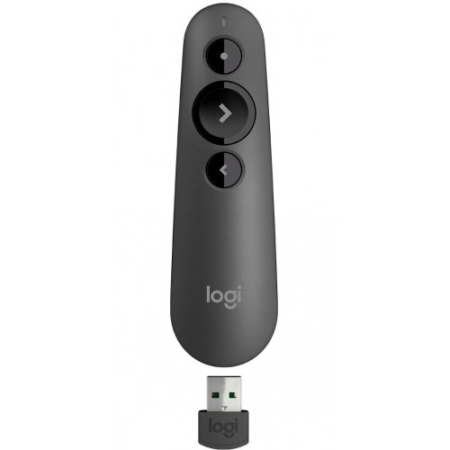 Купити Презентер Logitech R500s Laser Presentation Remote (910-005843) Graphite - ціна в Києві, Львові, Вінниці, Хмельницькому, Франківську, Україні | інтернет-магазин TELEMART.UA фото