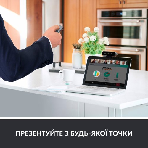 Купити Презентер Logitech Spotlight Presentation Remote (910-004861) Slate - ціна в Києві, Львові, Вінниці, Хмельницькому, Франківську, Україні | інтернет-магазин TELEMART.UA фото