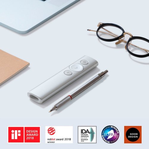 Купити Презентер Logitech Spotlight Presentation Remote (910-004861) Slate - ціна в Києві, Львові, Вінниці, Хмельницькому, Франківську, Україні | інтернет-магазин TELEMART.UA фото