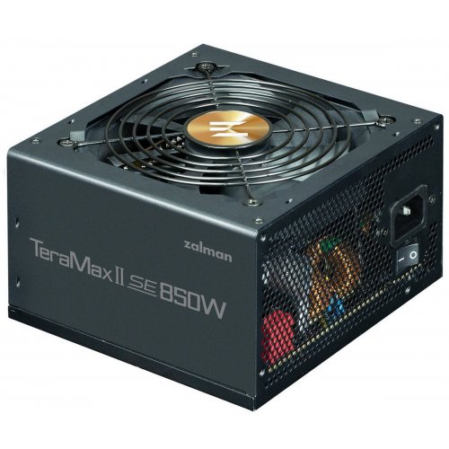 Блок живлення Zalman Teramax 2 SE 850W (ZM850-TMX2SE) Black купити з перевіркою сумісності: огляд, характеристики, ціна у Києві, Львові, Вінниці, Хмельницькому, Івано-Франківську, Україні | інтернет-магазин TELEMART.UA фото
