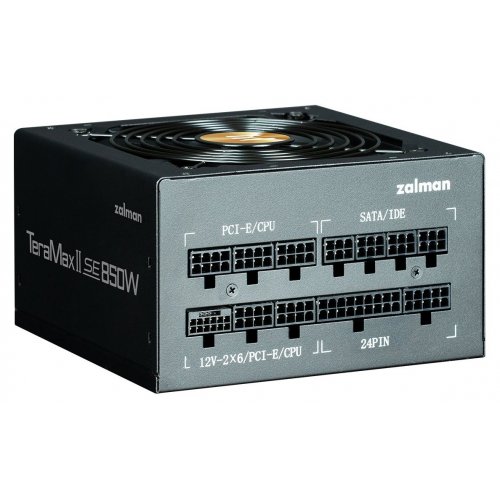 Блок живлення Zalman Teramax 2 SE 850W (ZM850-TMX2SE) Black купити з перевіркою сумісності: огляд, характеристики, ціна у Києві, Львові, Вінниці, Хмельницькому, Івано-Франківську, Україні | інтернет-магазин TELEMART.UA фото