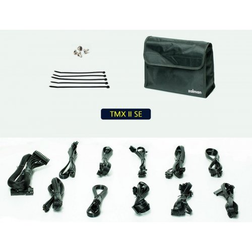 Блок живлення Zalman Teramax 2 SE 850W (ZM850-TMX2SE) Black купити з перевіркою сумісності: огляд, характеристики, ціна у Києві, Львові, Вінниці, Хмельницькому, Івано-Франківську, Україні | інтернет-магазин TELEMART.UA фото