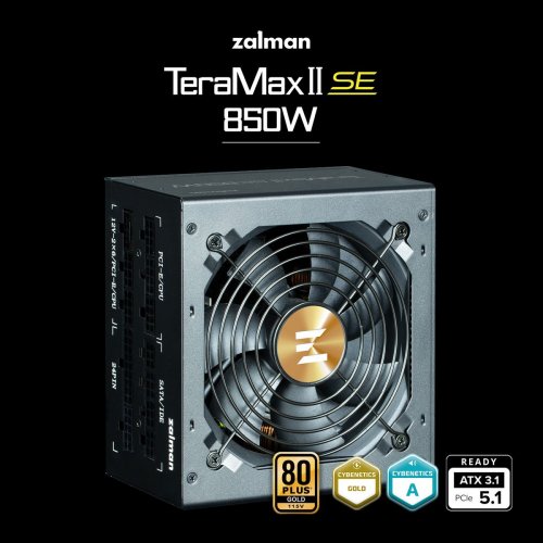 Блок живлення Zalman Teramax 2 SE 850W (ZM850-TMX2SE) Black купити з перевіркою сумісності: огляд, характеристики, ціна у Києві, Львові, Вінниці, Хмельницькому, Івано-Франківську, Україні | інтернет-магазин TELEMART.UA фото