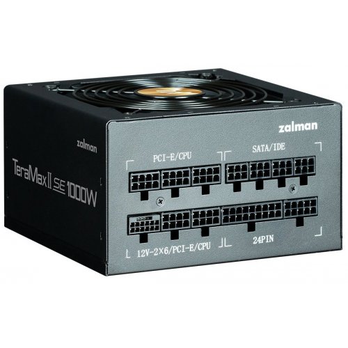 Блок живлення Zalman Teramax 2 SE 1000W (ZM1000-TMX2SE) Black купити з перевіркою сумісності: огляд, характеристики, ціна у Києві, Львові, Вінниці, Хмельницькому, Івано-Франківську, Україні | інтернет-магазин TELEMART.UA фото