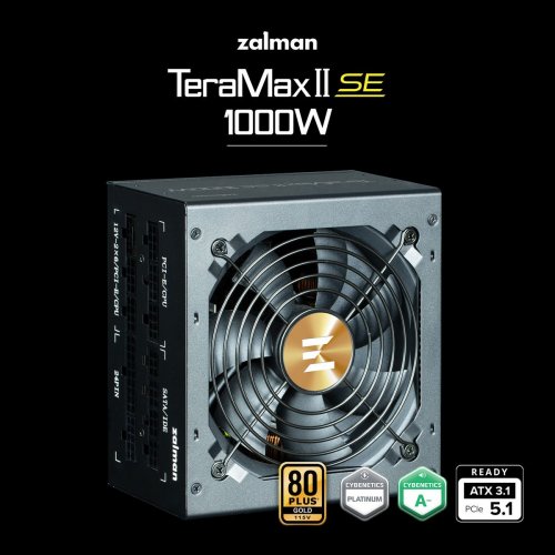 Блок живлення Zalman Teramax 2 SE 1000W (ZM1000-TMX2SE) Black купити з перевіркою сумісності: огляд, характеристики, ціна у Києві, Львові, Вінниці, Хмельницькому, Івано-Франківську, Україні | інтернет-магазин TELEMART.UA фото