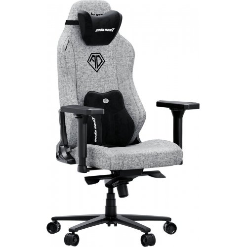 Купити Ігрове крісло Anda Seat Phantom 3 XL Fabric (AD18XL-52-G-F-G01) Gray - ціна в Києві, Львові, Вінниці, Хмельницькому, Франківську, Україні | інтернет-магазин TELEMART.UA фото