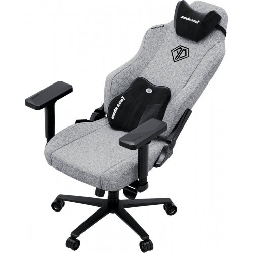 Купити Ігрове крісло Anda Seat Phantom 3 XL Fabric (AD18XL-52-G-F-G01) Gray - ціна в Києві, Львові, Вінниці, Хмельницькому, Франківську, Україні | інтернет-магазин TELEMART.UA фото