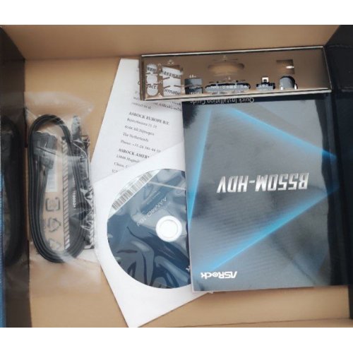 Уцінка материнська плата AsRock B550M-HDV (sAM4, AMD B550) (Сліди використання, 787473) купити з перевіркою сумісності: огляд, характеристики, ціна у Києві, Львові, Вінниці, Хмельницькому, Івано-Франківську, Україні | інтернет-магазин TELEMART.UA фото