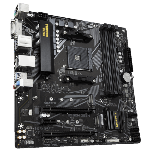 Уцінка материнська плата Gigabyte B550M DS3H (sAM4, AMD B550) (Сліди використання, 787489) купити з перевіркою сумісності: огляд, характеристики, ціна у Києві, Львові, Вінниці, Хмельницькому, Івано-Франківську, Україні | інтернет-магазин TELEMART.UA фото