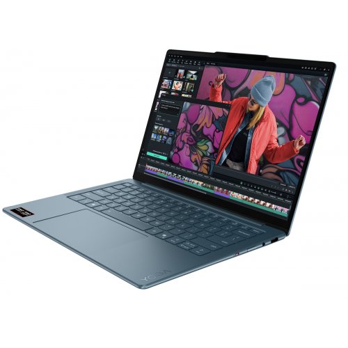Купити Ноутбук Lenovo Yoga Slim 7 14AKP10 (83JY004TRA) Tidal Teal - ціна в Києві, Львові, Вінниці, Хмельницькому, Франківську, Україні | інтернет-магазин TELEMART.UA фото