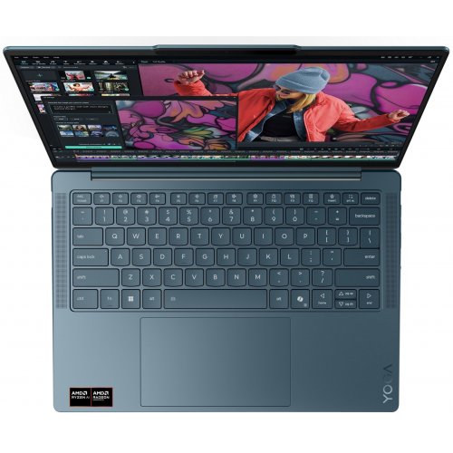 Купити Ноутбук Lenovo Yoga Slim 7 14AKP10 (83JY004TRA) Tidal Teal - ціна в Києві, Львові, Вінниці, Хмельницькому, Франківську, Україні | інтернет-магазин TELEMART.UA фото