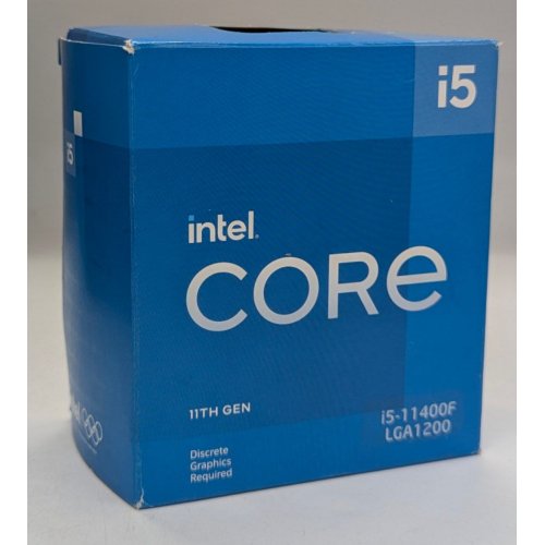Процесор Intel Core i5-11400F 2.6(4.4)Hz 12MB s1200 Box (BX8070811400F) (Відновлено продавцем, 787604) купити з перевіркою сумісності: огляд, характеристики, ціна у Києві, Львові, Вінниці, Хмельницькому, Івано-Франківську, Україні | інтернет-магазин TELEMART.UA фото