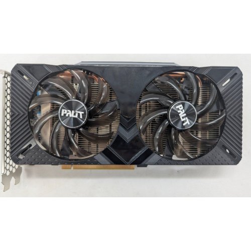 Відеокарта Palit GeForce GTX 1660 SUPER GamingPro Dual OC 6144MB (NE6166SS18J9-1160A) (Відновлено продавцем, 787845) купити з перевіркою сумісності: огляд, характеристики, ціна у Києві, Львові, Вінниці, Хмельницькому, Івано-Франківську, Україні | інтернет-магазин TELEMART.UA фото
