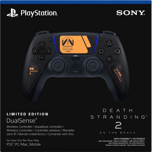 Купити Ігровий маніпулятор Sony DualSense for PS5 Death Stranding 2 Limited Edition (1000048603) Black - ціна в Києві, Львові, Вінниці, Хмельницькому, Франківську, Україні | інтернет-магазин TELEMART.UA фото