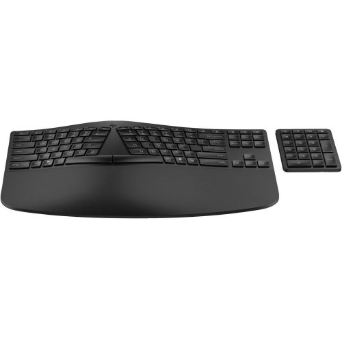 Купити Клавіатура HP 960 Ergonomic Wireless (7E755AA) Black - ціна в Києві, Львові, Вінниці, Хмельницькому, Франківську, Україні | інтернет-магазин TELEMART.UA фото