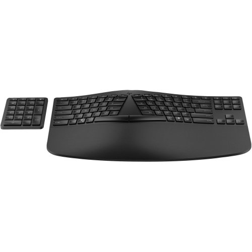 Купити Клавіатура HP 960 Ergonomic Wireless (7E755AA) Black - ціна в Києві, Львові, Вінниці, Хмельницькому, Франківську, Україні | інтернет-магазин TELEMART.UA фото