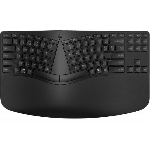 Купити Клавіатура HP 960 Ergonomic Wireless (7E755AA) Black - ціна в Києві, Львові, Вінниці, Хмельницькому, Франківську, Україні | інтернет-магазин TELEMART.UA фото