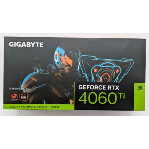 Відеокарта Gigabyte GeForce RTX 4060 Ti Gaming OC 8192MB (GV-N406TGAMING OC-8GD) (Відновлено продавцем, 787885) купити з перевіркою сумісності: огляд, характеристики, ціна у Києві, Львові, Вінниці, Хмельницькому, Івано-Франківську, Україні | інтернет-магазин TELEMART.UA фото