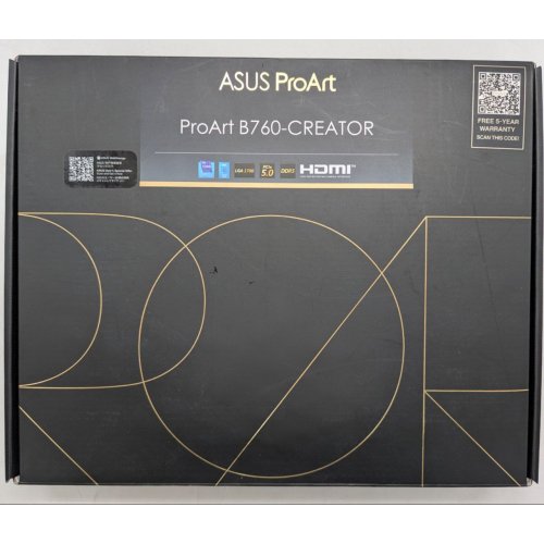 Материнська плата Asus ProArt B760-CREATOR (s1700, Intel B760) (Відновлено продавцем, 787914) купити з перевіркою сумісності: огляд, характеристики, ціна у Києві, Львові, Вінниці, Хмельницькому, Івано-Франківську, Україні | інтернет-магазин TELEMART.UA фото