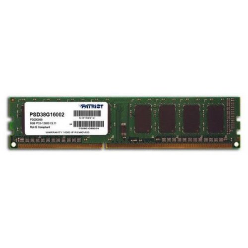 Купить Озу Patriot DDR3 8GB 1333Mhz (PSD38G13332) (Восстановлено продавцом, 788077) с проверкой совместимости: обзор, характеристики, цена в Киеве, Днепре, Одессе, Харькове, Украине | интернет-магазин TELEMART.UA фото
