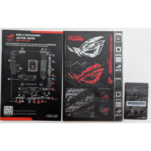Материнська плата Asus ROG CROSSHAIR X870E HERO (sAM5, AMD X870E) (Відновлено продавцем, 788248) купити з перевіркою сумісності: огляд, характеристики, ціна у Києві, Львові, Вінниці, Хмельницькому, Івано-Франківську, Україні | інтернет-магазин TELEMART.UA фото
